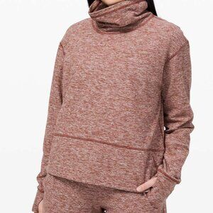 lululemon athletica‎ Women's Red Ready to Rulu Fleece Pullover - Size 6